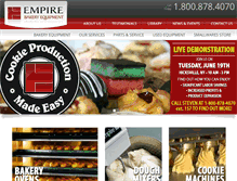 Tablet Screenshot of empirebake.com